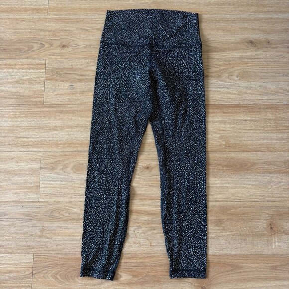 lululemon athletica Pants - Lululemon Athletic Align High Rise Yoga Pants II 25” Night View Black Women’s Sz